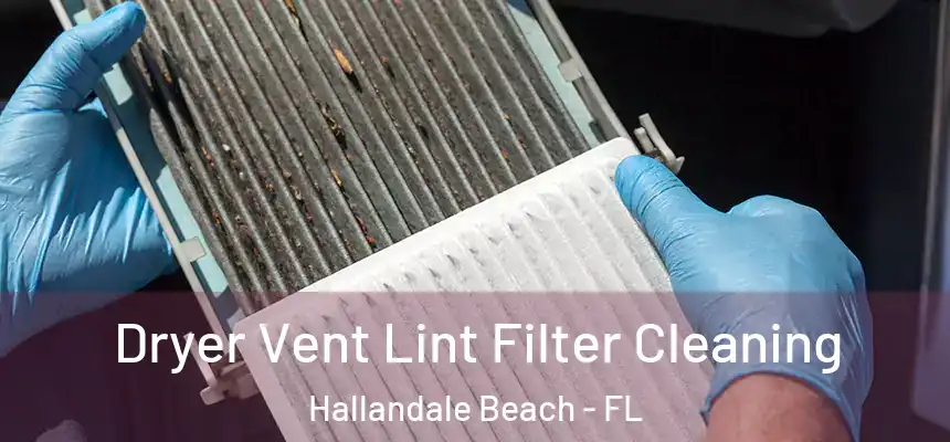 Dryer Vent Lint Filter Cleaning Hallandale Beach - FL